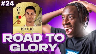 I GOT RONALDO FOR THE WEEKEND LEAGUE😳🔥 24 FIFA 22 RTG [upl. by Bathsheba166]