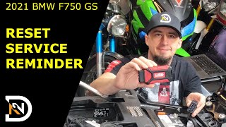 How to Reset the Service Reminder on a BMW Motorcycle Using the GS911 Tool After Oil Changes [upl. by Nirad746]