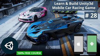 Unity Add Player Cars  Unity3d iOS Android Game Development Course  Car Racing Game [upl. by Meg]