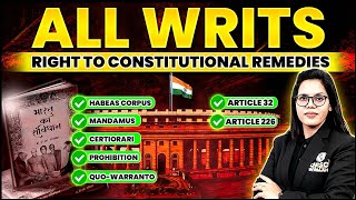 Types of Writs Explained  Habeas Corpus  Mandamus  Certiorari  Prohibition  QuoWarranto [upl. by Ck]