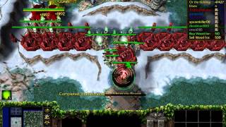 Warcraft 3 Troll and Elves SPEED X4 Elf Gameplay [upl. by Seaman]