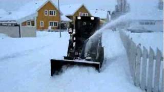 Terex PT30 snow blower Erskine 1600 Klöfta Norway [upl. by Benton]