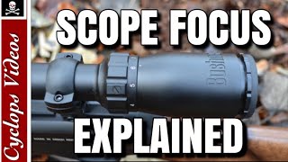 Rifle Scopes Adjustment Scope Focus [upl. by Olympium795]