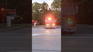 Bay County Fire Rescue Reserve Engine 1 amp Medic 101 Responding [upl. by Adnwahs302]