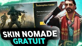 COMMENT AVOIR LE SKIN NOMADE GRATUITEMENT SUR CALL OF DUTY MOBILE [upl. by Conlan]