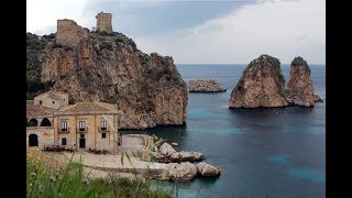 Places to see in  Castellammare del Golfo  Italy  Tonnara di Scopello [upl. by Engleman]