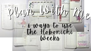 6 Ways To Use Your Hobonichi Weeks  Plan With Me [upl. by Elatan]