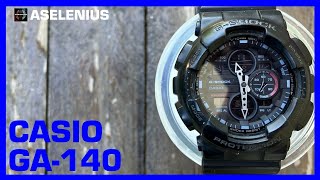 Casio GA140 G Shock time adjustment amp Speed calculation [upl. by Kellie]