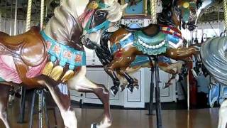 Linclon Park Carousel at Battleship Cove [upl. by Ecirtac]