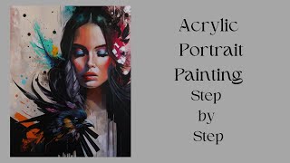 Acrylic Portrait Painting Technique [upl. by Gerianne]