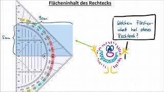 Flächeninhalt des Rechtecks berechnen [upl. by Milissa]