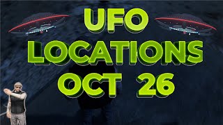 GTA Online UFO Location Oct 26 23  UFO Sighting Halloween 2023 [upl. by Dougal]