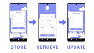 Store Retrieve and Update Data using Firebase Realtime Database in Android Studio  Source Code [upl. by Epstein]