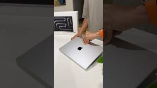 Macbook pro M4 pro 14” unboxing standard glass shorts macbookpro m4pro apple subscribemychannel [upl. by Eeldivad605]