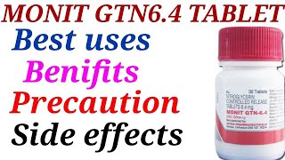 uses of monitgtn2664 tablet प्रयोग dosage side effects।। nitroglycerin।। [upl. by Aidnis]