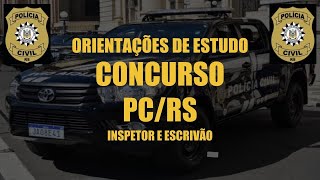 Polícia Civil  RS Pontapé Inicial Orientações de estudo [upl. by Winstonn581]