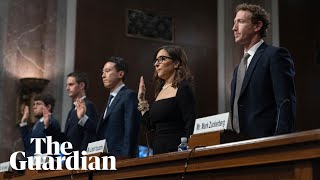 TikTok Snap Meta and X CEOs testify in Senate hearing – watch live [upl. by Goer]