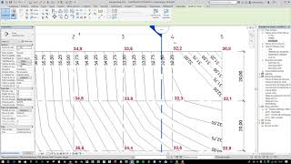 Topografia  Quadrícula em Revit [upl. by Assyram315]