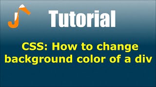 CSS How to change background color of a div [upl. by Karyn]