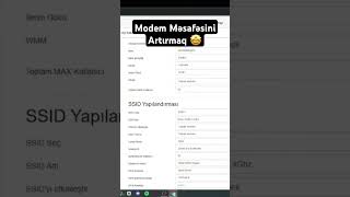 Modem Məsafə Artırmaq 🤩💣 [upl. by Ertha]