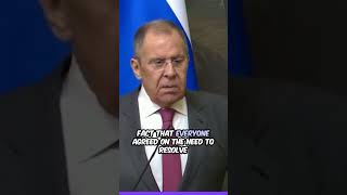 Lavrov The Path to Resolving the Ukraine Conflict [upl. by Yentruocal]