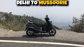 Delhi to Mussoorie on Scooter Ep 1 🔥 [upl. by Yeslah149]