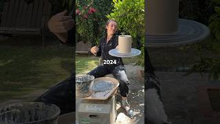 I see some improvement 🥲 ceramics pottery wheelthrowing progress growth [upl. by Waverley]