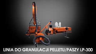 Linia do granulacji pelletupaszy LP300 od Granpell [upl. by Adele]