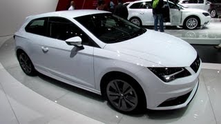 2014 Seat Leon SC  Exterior and Interior Walkaround  2013 Frankfurt Motor Show [upl. by Aramenta646]