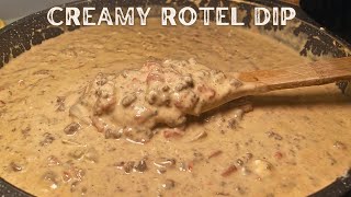 THE BEST amp EASIEST CREAMY ROTEL DIP RECIPE‼️ [upl. by Yenar469]