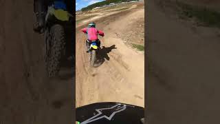 2024 kx450 vs 2024 Rmz450 at the landing Mx kx450f motocross kx450 dirtbike rmz450 kawasaki [upl. by Conall]