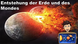 Die Entstehung der Erde und des Mondes Vorlesung Tutorial [upl. by Dieterich389]