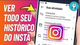 Histórico do Instagram como ver as atividades do seu perfil [upl. by Obelia]