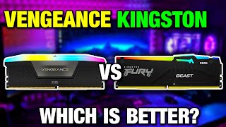 Corsair Vengeance VS Kingston Fury Beast  Memory Review and Comparison [upl. by Lesly837]