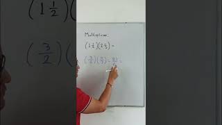 Multiplicación de fracciones mixtas EnUnMinuto Matemáticas [upl. by Barbra]