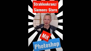 Strahlen Kranz oder SiemensStern in Photoshop selbst erstellen ☀ [upl. by Notsyrb646]