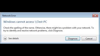 Windows 7 Network Share or Network Scanner Problem MS Fix [upl. by Sicnarf]