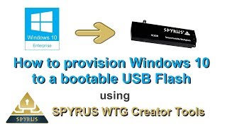 How to put Windows 10 on a USB Flash Drive [upl. by Clywd]