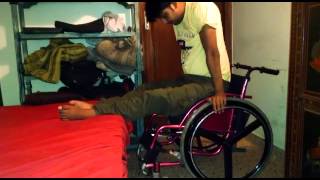 Quadriplegic Tips  Pushups on Wheelchair to Avoid Pressure Sores [upl. by Niltag395]