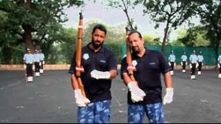 Jai Hind Rocky amp Mayur meet the IAF Air Warrior Drill Team [upl. by Normi]