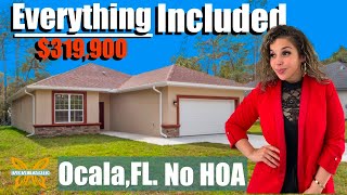 Brand New Home in Ocala FL NO HOA  3 FULL Bathrooms  No Carpet [upl. by Wehrle]