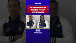 Vinesh Phogat Disqualified  PT Usha On Vinesh Phogats Disqualification From Paris Olympics 2024 [upl. by Akinyt]