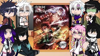 Part12of Hashiras react to Hashira Training arc  Season finale  Demon slayer [upl. by Custer]