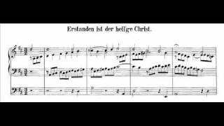 JS Bach  BWV 628  Erstanden ist der heilge Christ [upl. by Auhs200]