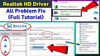 How To Install Realtek High Definition Audio Driver Windows 10  Full Tutorial In Hindi  2021 [upl. by Idihsar]