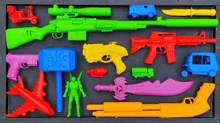 Membersihkan Nerf Ak47 Assault Rifle Shotgun Sniper Rifle Glock Pistol M16 Nerf gun Eps 114 [upl. by Yessydo221]