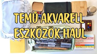 Temu akvarell eszközök haul [upl. by Autum]