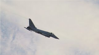 Terracina Airshow 2017  Lultima esibizione del Capitano Gabriele Orlandi Eurofighter RSV [upl. by Ttereve238]