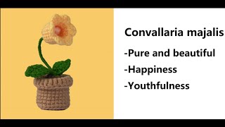 How to crochet a convallaria majalis part2 [upl. by Adnawal459]