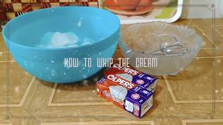 Olpers cream whipping How to whip olpers tetrapack cream Sabahats kitchen and multiple tasks [upl. by Slyke]